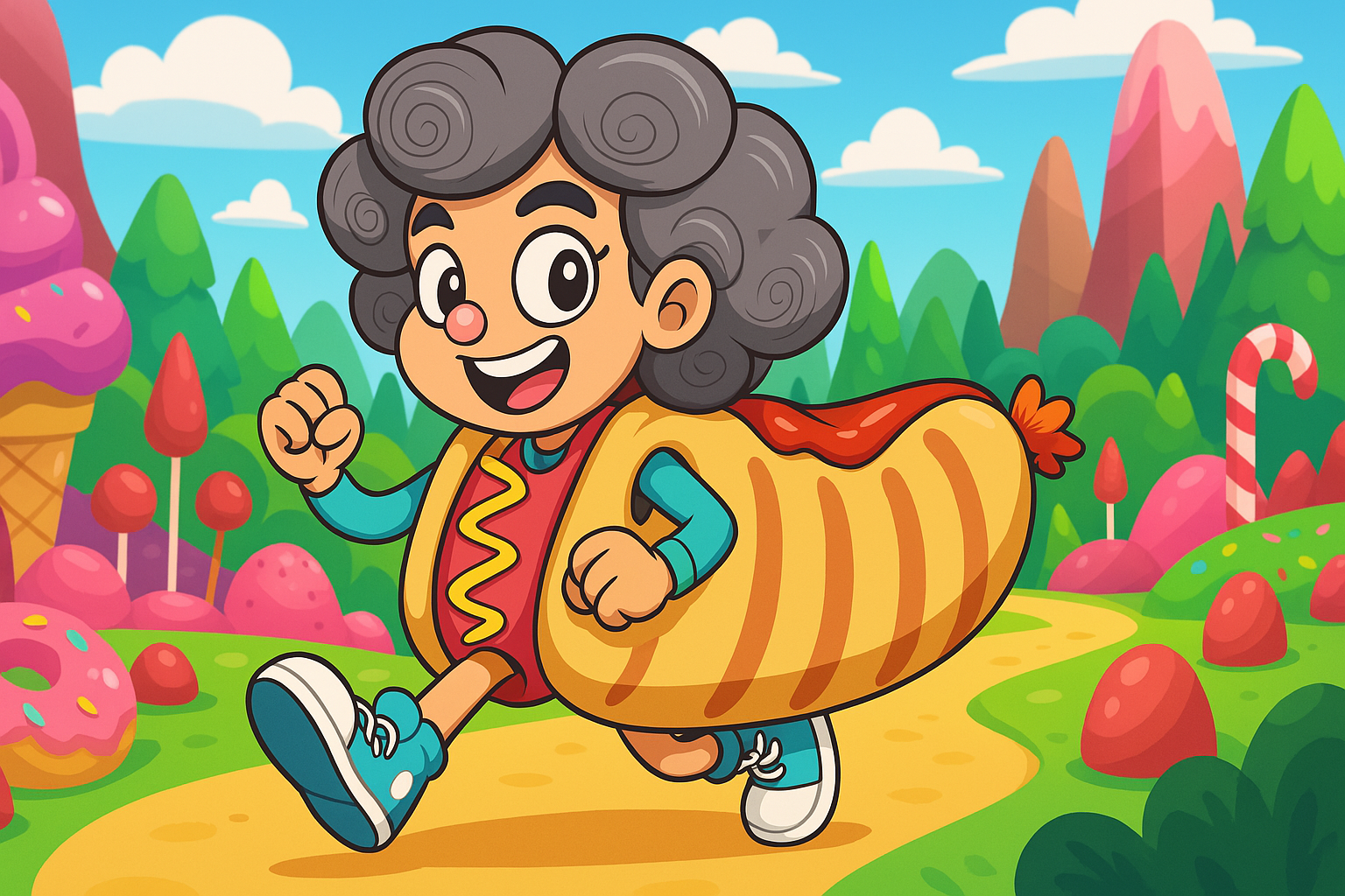 Susan Sausage, the championship mascot